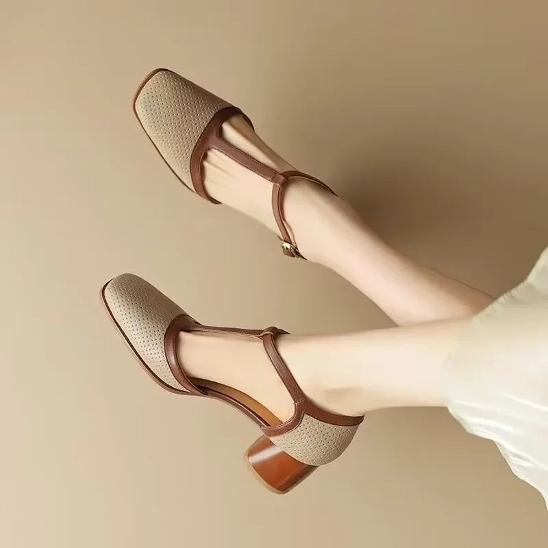 Xanthe | Elegant Mid-Heel Shoes