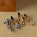 Orla | Glitter Court Shoes