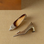 Orla | Glitter Court Shoes