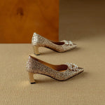 Orla | Glitter Court Shoes