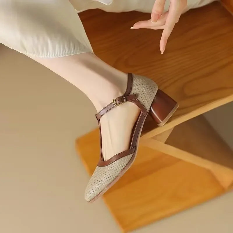Xanthe | Elegant Mid-Heel Shoes