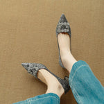 Orla | Glitter Court Shoes