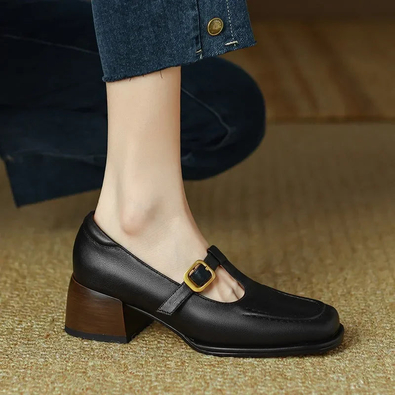 Kitty | Vintage-Style T-Bar Shoes