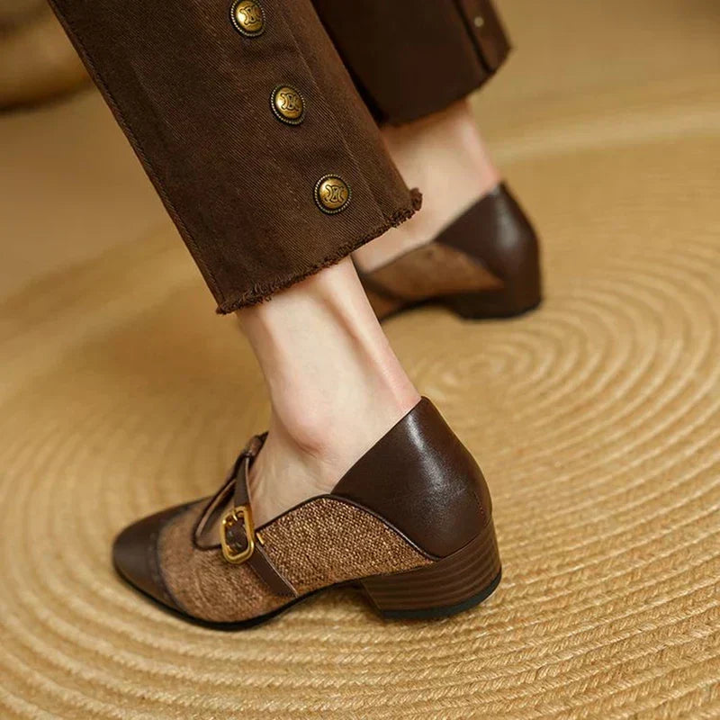 Nerissa | Vintage Buckle Shoes