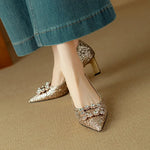 Orla | Glitter Court Shoes