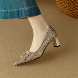 Orla | Glitter Court Shoes