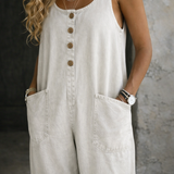 Amelia - Vintage Cotton Dungarees