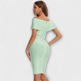 Elegant Dress with V-Neck