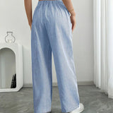 Alina™ | Elegant Striped Trousers with Pockets