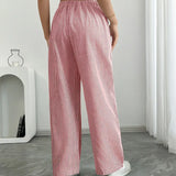 Alina™ | Elegant Striped Trousers with Pockets