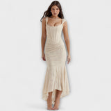 Renske - Elegant and Refined Dress with Corset