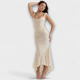 Renske - Elegant and Refined Dress with Corset