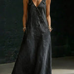 Niamh - Long Button-Down Denim Dress