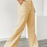 Alina™ | Elegant Striped Trousers with Pockets