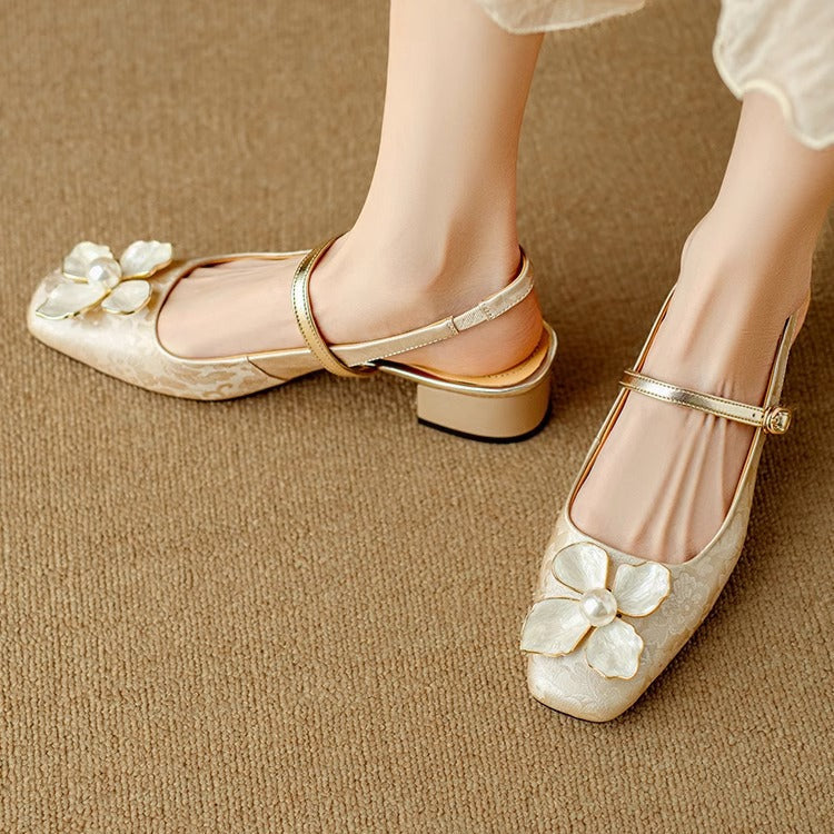 Arabella | Elegant Shoes with Floral Detail