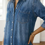 Lily - Cotton Denim Jumpsuit