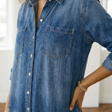 Lily - Cotton Denim Jumpsuit