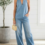 Sienna - Two-Piece Denim Set