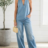 Sienna - Two-Piece Denim Set