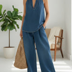 Sienna - Two-Piece Denim Set
