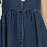 Erin - Vintage Denim Maxi Dress