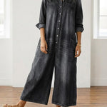 Lily - Cotton Denim Jumpsuit