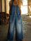 Zoe - Vintage-Wash Denim Jumpsuit