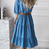 Louisa - Smart Casual Denim Dress