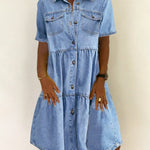 Sienna - Smart Casual Denim Dress