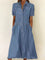 Bethany - Short-Sleeve Denim Dress