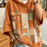 Juniper™ - Pumpkin Patch Embroidered Hoodie