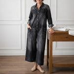 Lily - Cotton Denim Jumpsuit